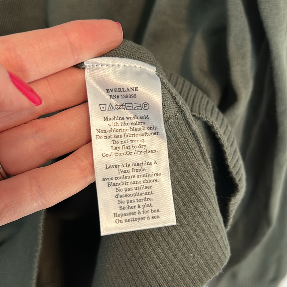 NWT Everlane The No-Sweat Sweater - Picture 6 of 10